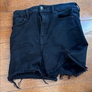 American Eagle Outfitters Black Denim Shorts